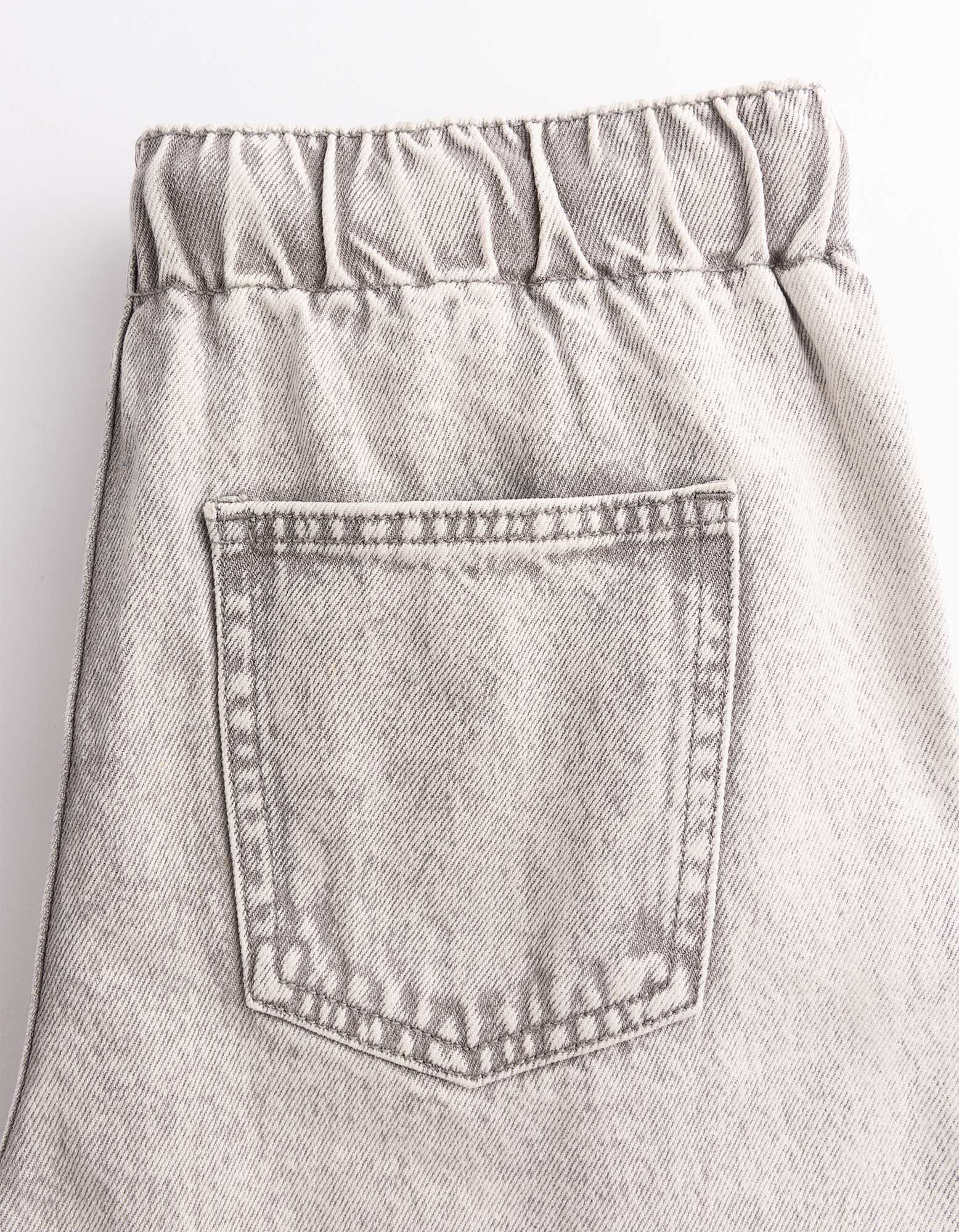 Jeans - Wide Fit - Grau
