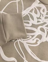 Hoodie - Print - Hellgr&uuml;n