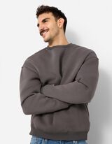 Sweatshirt - Oversized Fit - Dunkelgrau