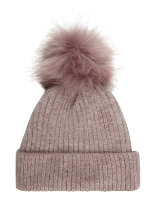 Damen Strickm&uuml;tze mit Bommel