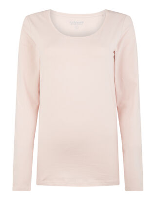Damen Longsleeve mit Rundhalsausschnitt
