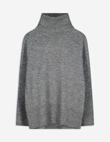 Pullover - Oversized Fit - grau