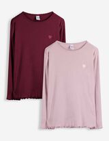 Langarmshirt - Stickerei