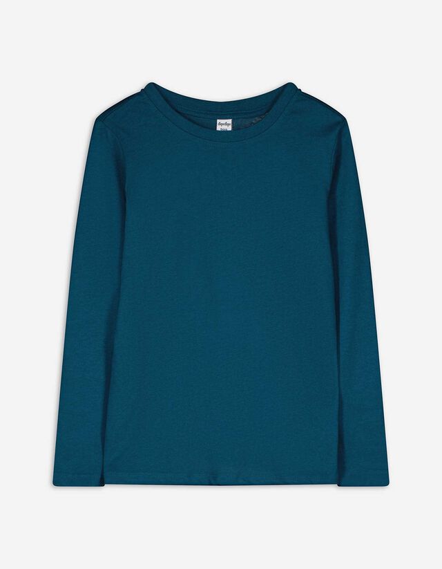 Maglia a manica lunga - Cotone - blu scuro