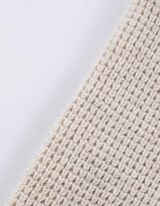 Gebreid vest - Katoen - beige