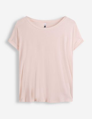 T-Shirt - Viskose-Mix - rosa