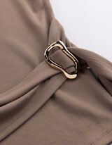 T-Shirt - Schnalle - Braun