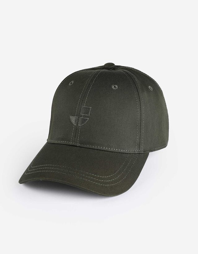 Basecap - Stickereien - dunkelgrün