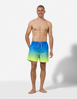 Badehose - einfarbig - gelb