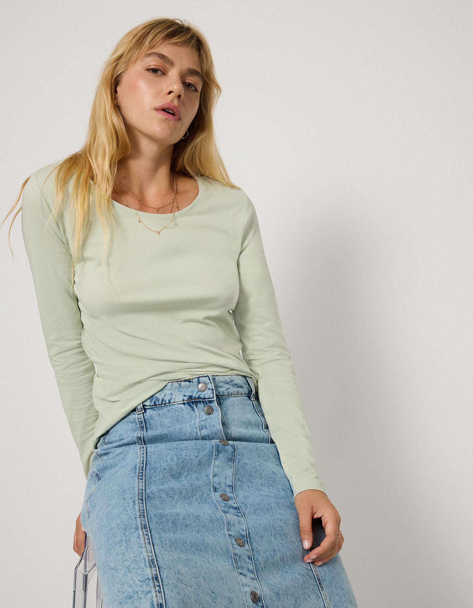 Langarmshirt - 2er-Pack