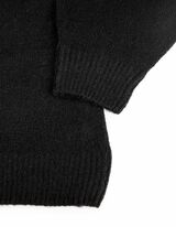 pletena haljina - Remen - crna