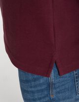 Polo-majica - Zakopčavanje na dugmad - tamno-crvena