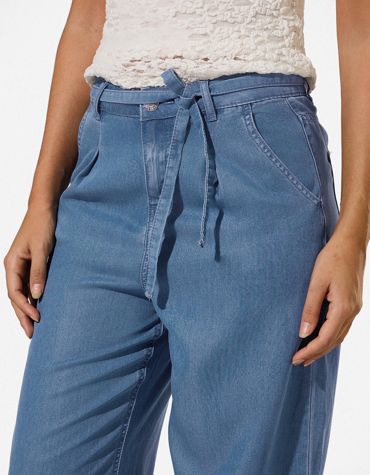 Culotte - 7/8 lengte - Lichtblauw