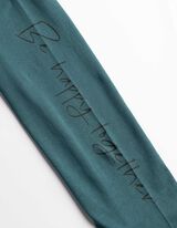 Tričko s dlouhým rukávem - Zadní potisk - tyrkysova