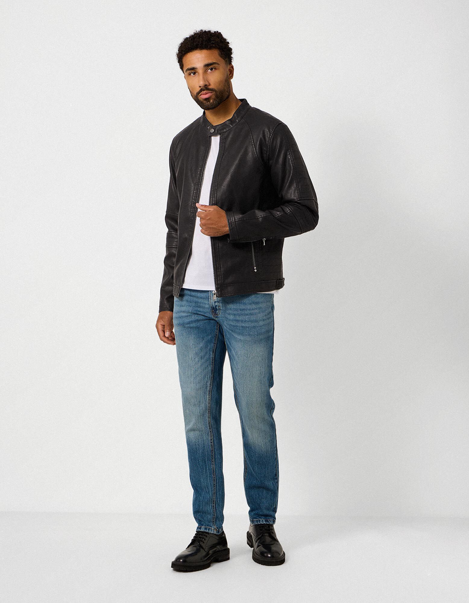 Jacke - PU - Schwarz
