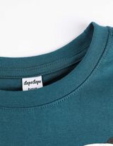 Maglia a manica lunga - Stampa - blu scuro