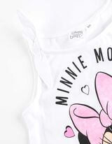Set composto da top e pantaloni - Minnie - bianco
