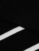 Strickpullover - Viskose-Mix - schwarz