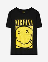 Majica kratkih rukava - Nirvana - crno