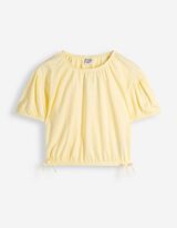 Blouseshirt - Jersey - lichtgeel