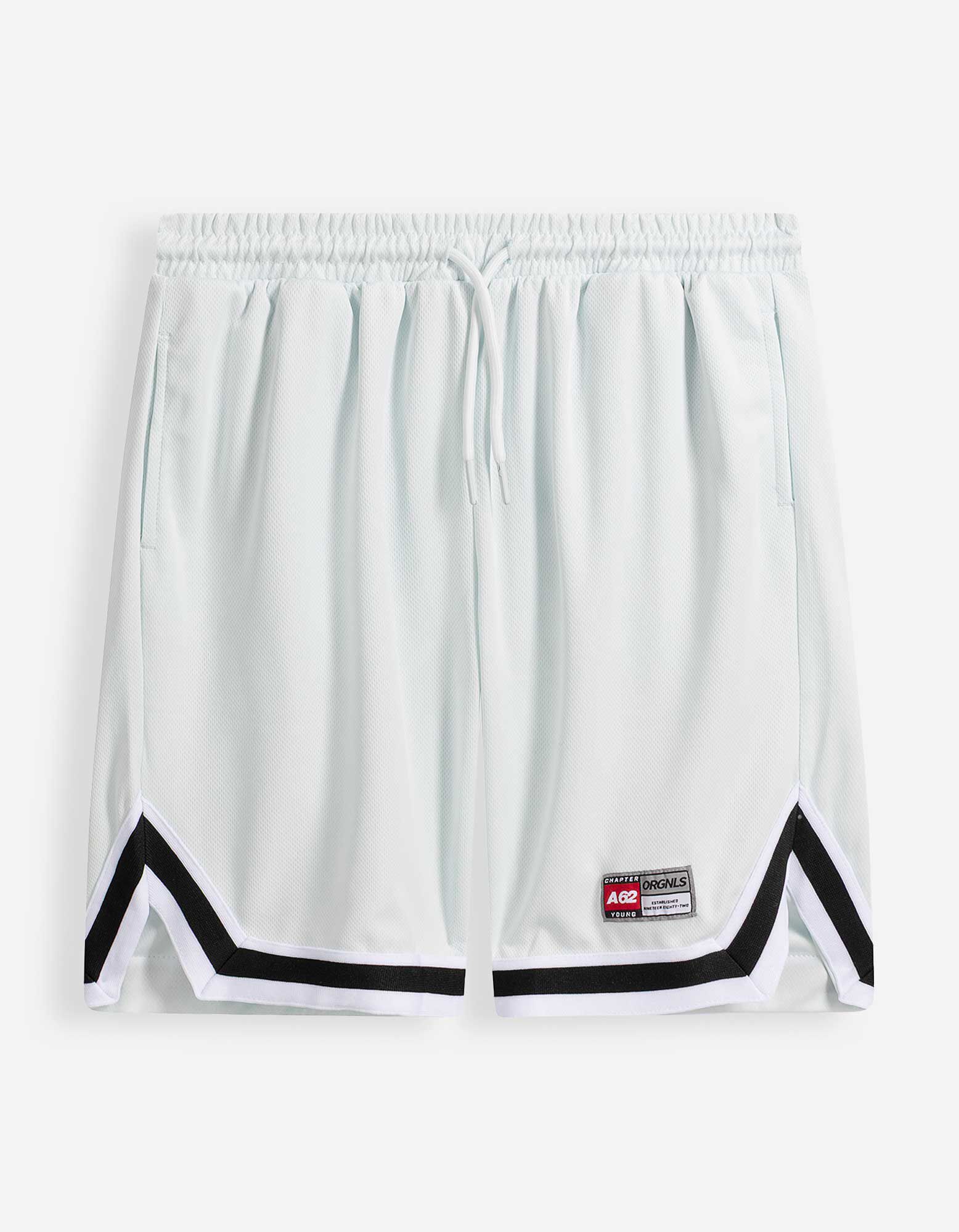 Souprava trička a kalhot - S&iacute;ťovina - svetle  modra