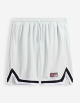 Souprava trička a kalhot - S&iacute;ťovina - svetle  modra