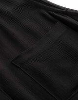 Blusentop - einfarbig - schwarz