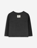 Langarmshirt - Oversized Fit - dunkelgrau