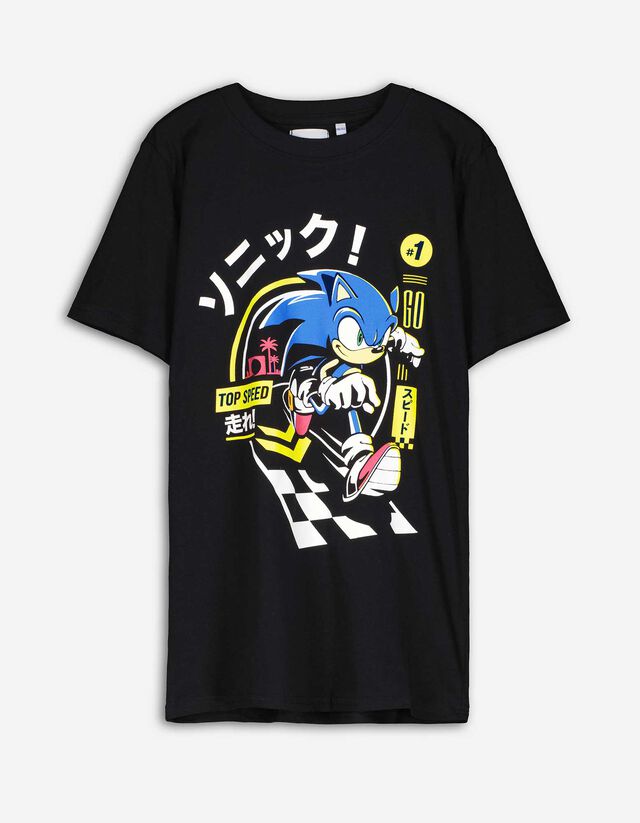 T-shirt - Sonic - nero