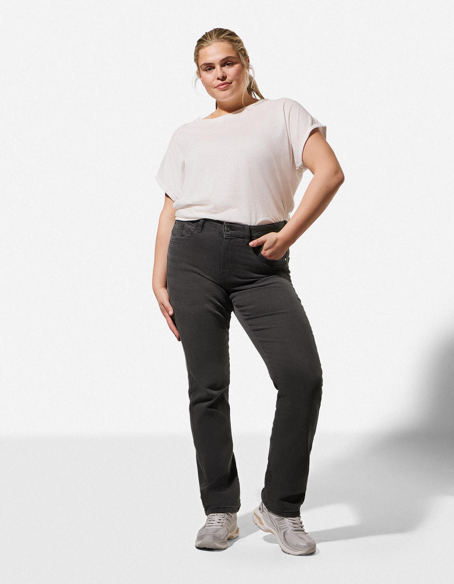 Jeans - grau