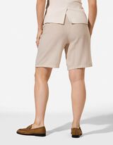 Bermuda  - Lin m&eacute;lang&eacute; - beige