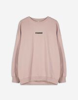 Trikotažinis megztinis - Atgalinis atspaudas - smelio spalvos