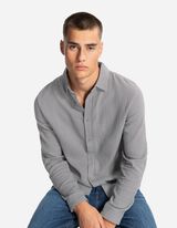 Overhemd - Mousseline - lichtgroen