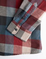 Cămașă - Buzunar pentru piept - Albastru inchis