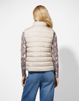 Steppweste - Steppnähte - beige