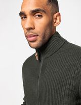 Dukserica sa kapuljačom - Ruska kragna - tamno-zelena