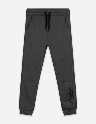 Jogginghose - Print - dunkelgrau