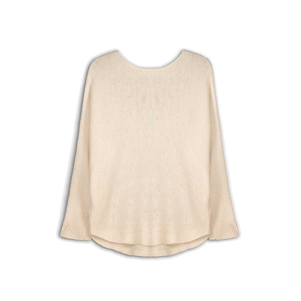 Trui Oversized mouwen beige Takko Fashion