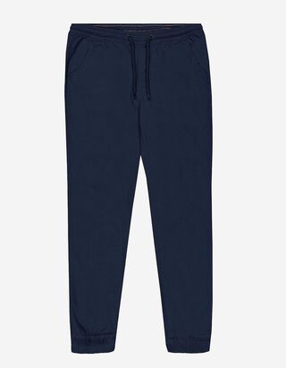 Pantalon de jogging - Ceinture &eacute;lastique - Bleu fonc&eacute;