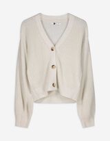 Cardigan - Alb
