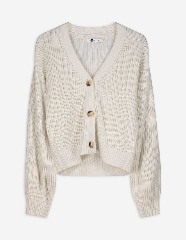 Cardigan - Alb