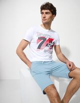 Bermuda šortai  - Vienspalviai - sviesiai melynas