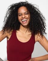 Top - Stretchanteil - dunkelrot