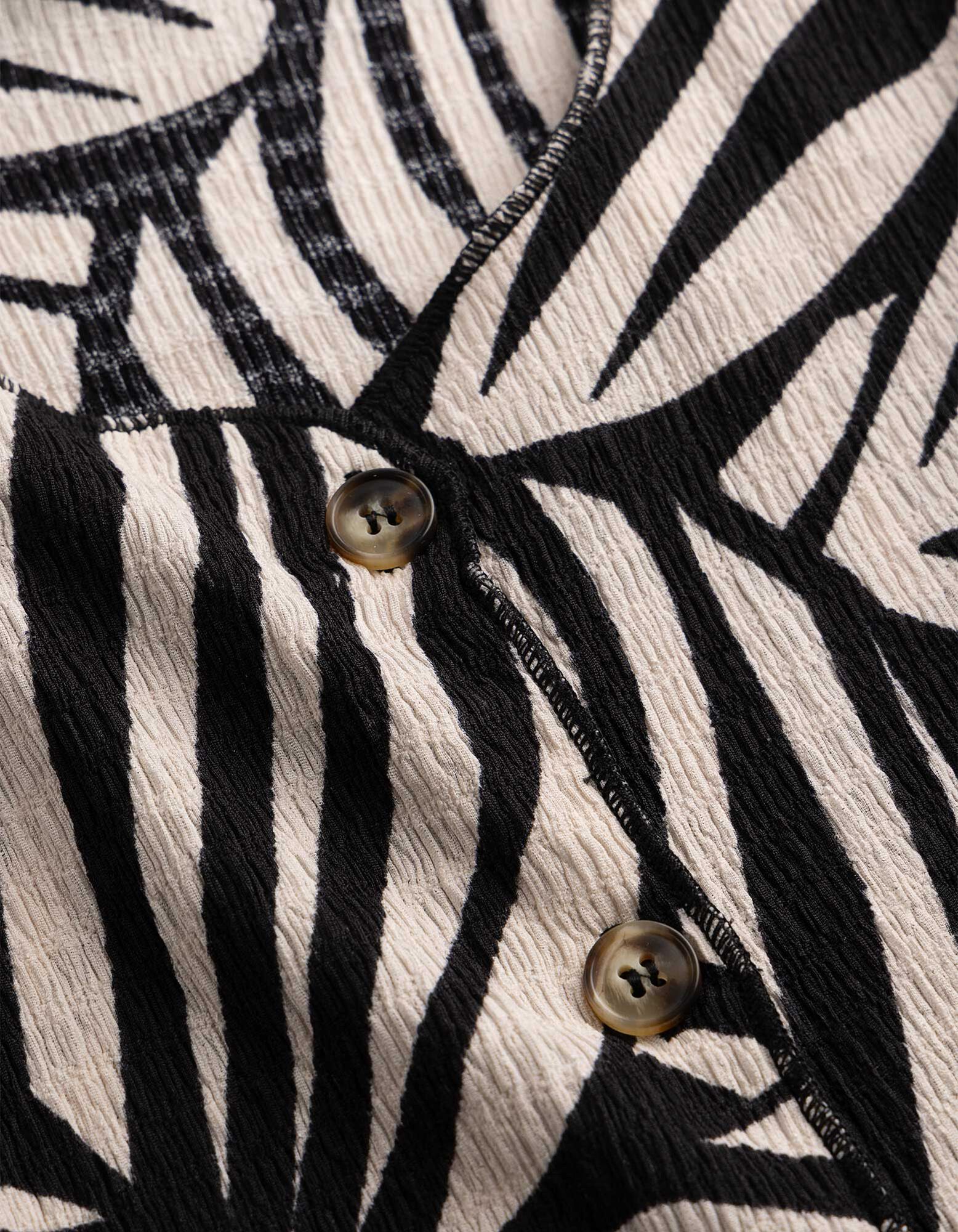 Top - Allover-Print - Beige