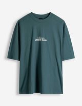T-Shirt - R&uuml;ckenprint - dunkelblau