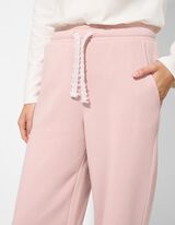 Kalhoty - Krajková aplikace - lila