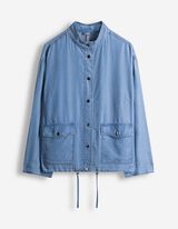 Jas - Knoopsluiting - lichtblauw