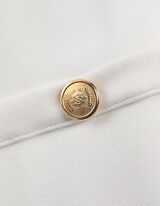 Kleid - Aufgesetze Taschen - weiß