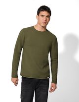 Pullover - Scollo rotondo - verde