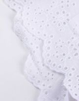 T-Shirt - Lochspitze - wei&szlig;